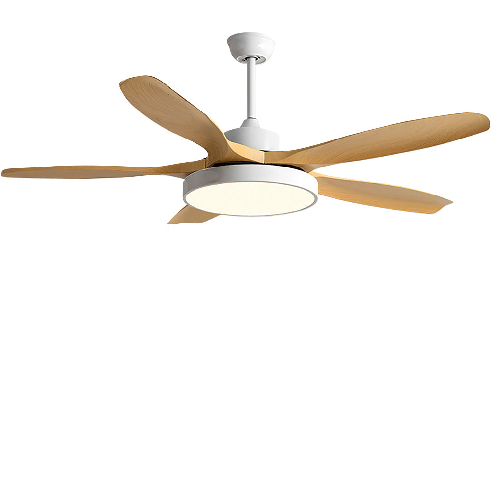 60 Inch Ceiling Fan with Lights and Remote Control Nordic Ceiling Fan Lamp with Silent Inverter - Lamp Outdoor