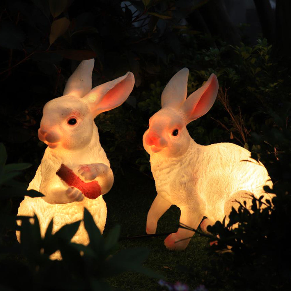 Aria Cute Rabbit Resin Outdoor Floor Lamp - Lamp Outdoor