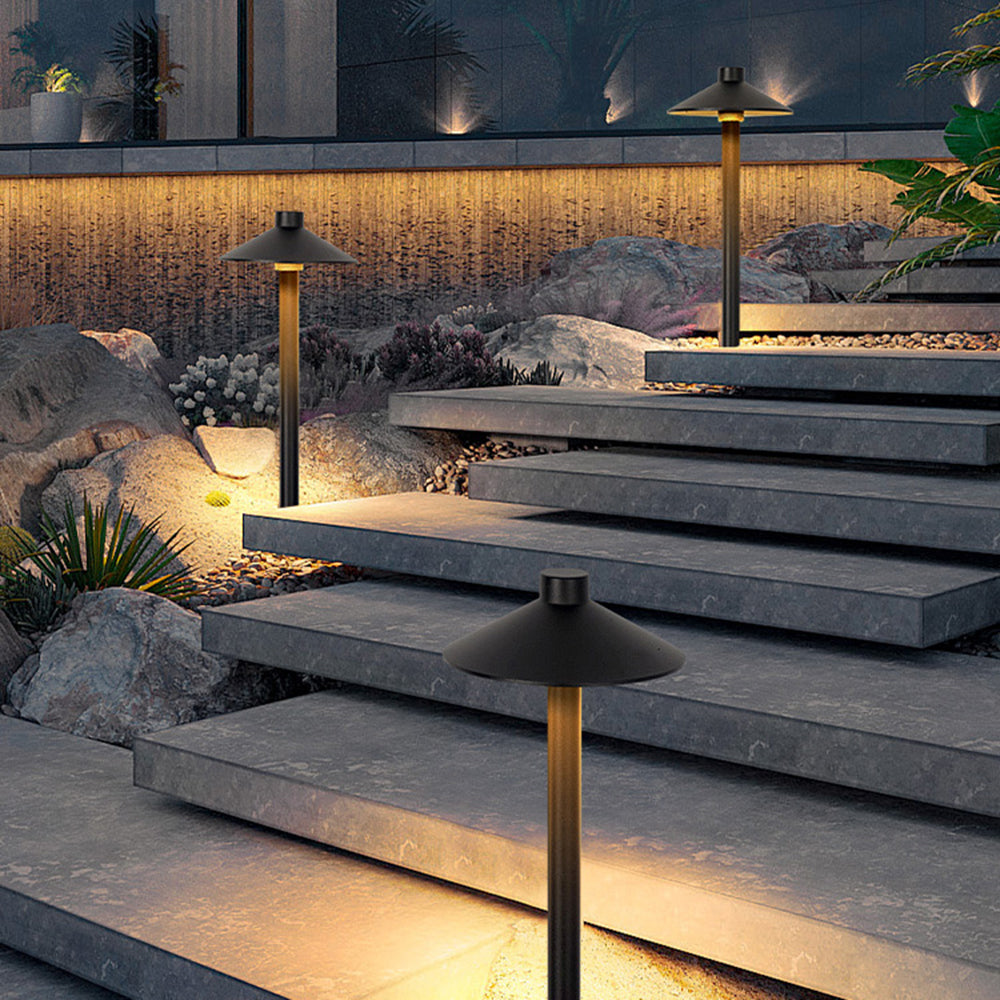 Arisha Metal Cap-Shaped Outdoor Path Light - Lamp Outdoor