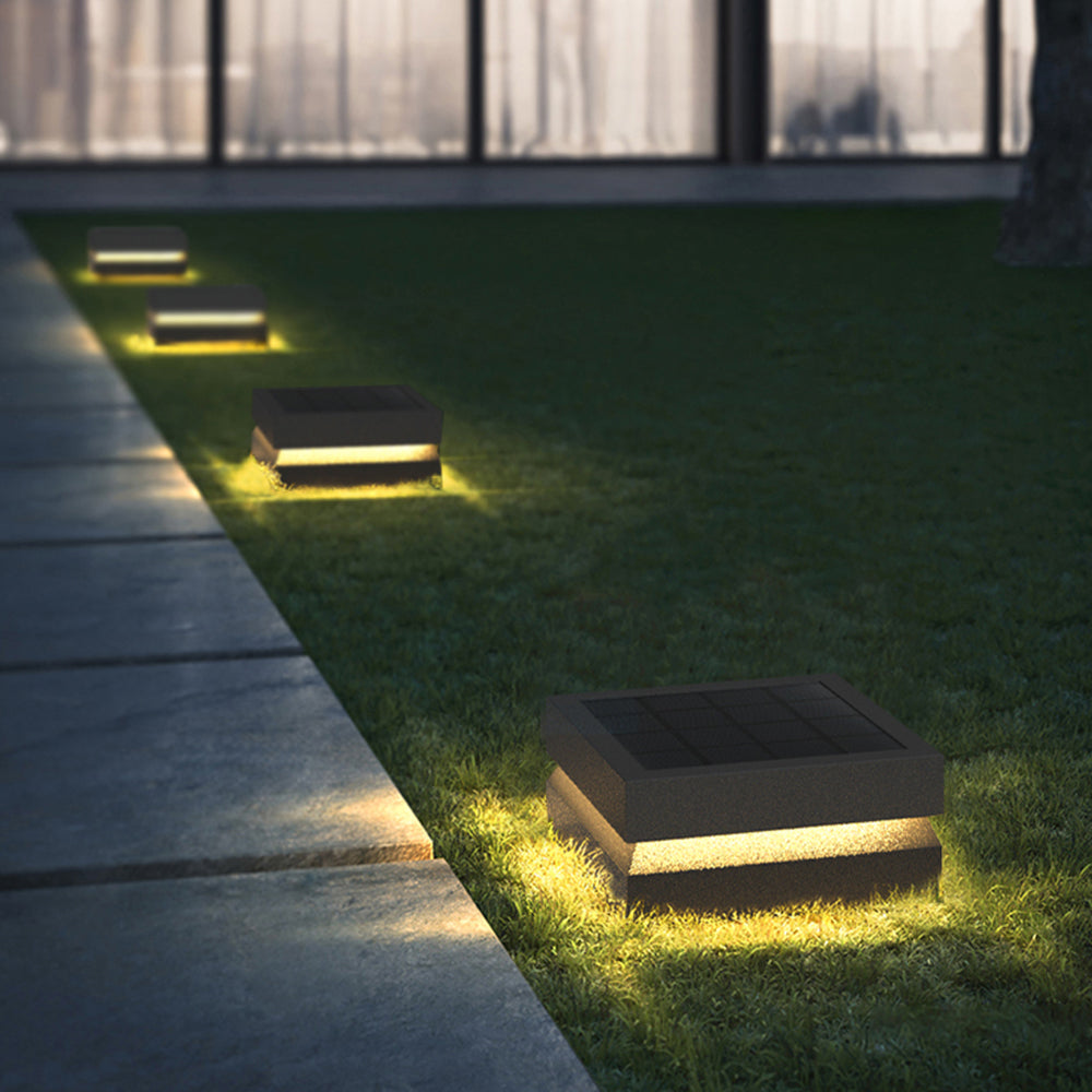 Ray Modern Concave Metal Outdoor Lamps Solar - Lamp Outdoor
