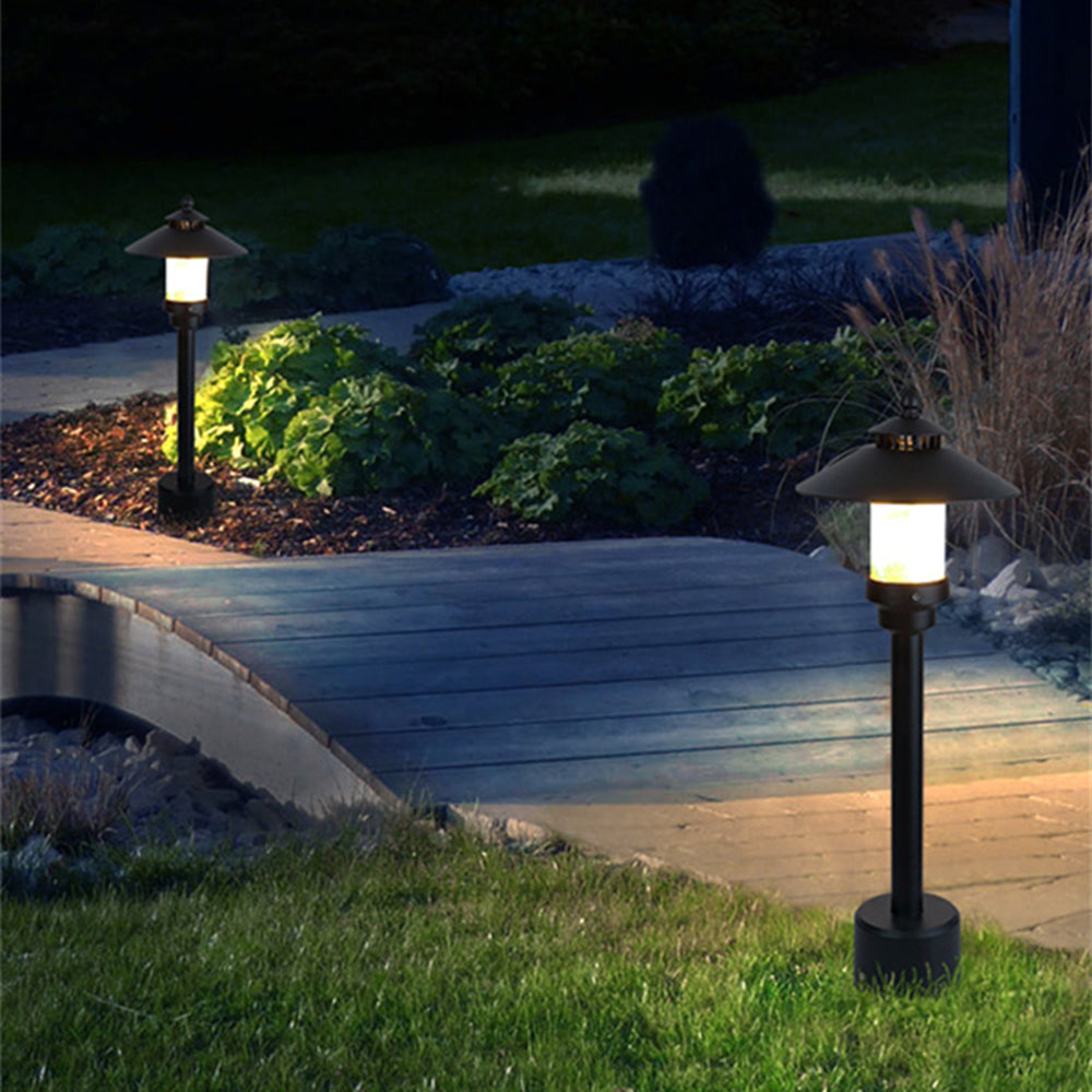 Arisha Metal Cap-Shaped Outdoor Path Light - Lamp Outdoor