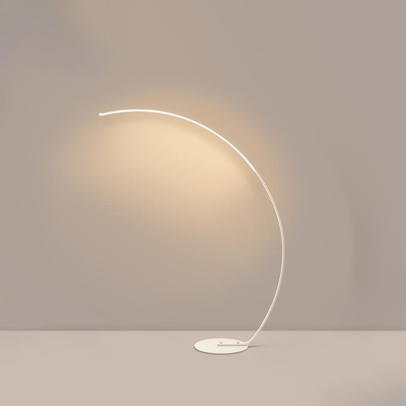 Black Aluminum LED Dimmable Arc Floor Lamps - Lamp Outdoor