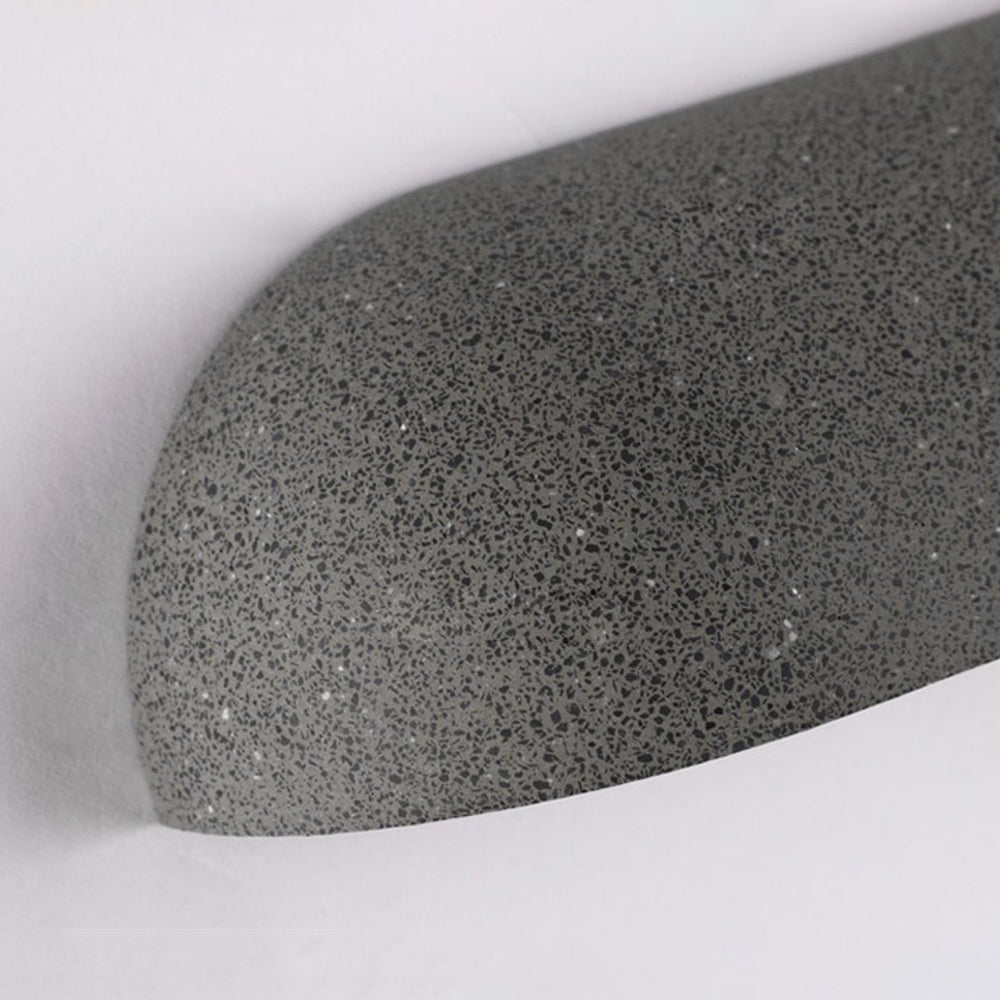 Ray Modern Minimalist Semi-elliptical Metal Stone Outdoor Wall Lamp - Lamp Outdoor