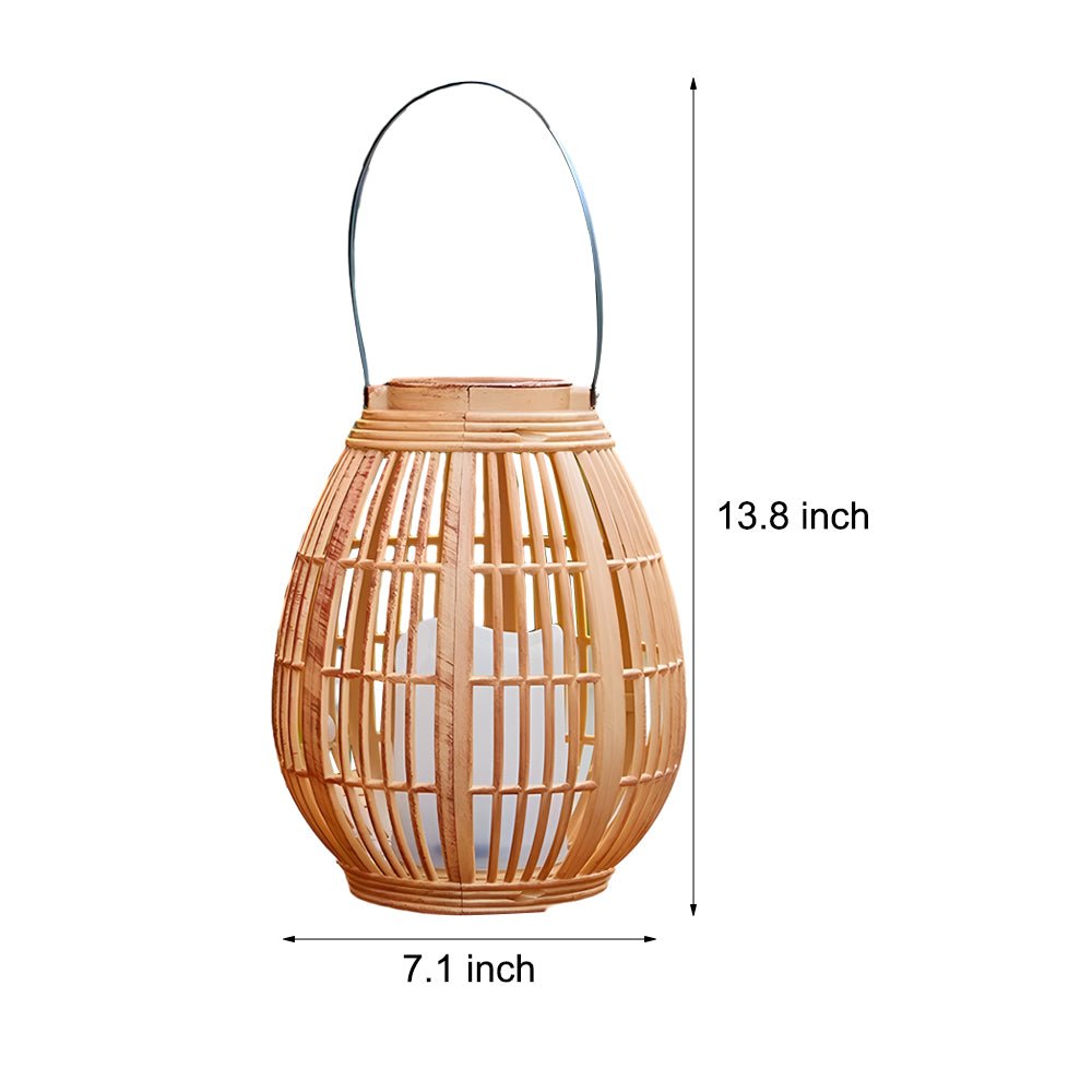 1 Pack Portable Waterproof Candle Light Outdoor Solar Lanterns - Lamp Outdoor