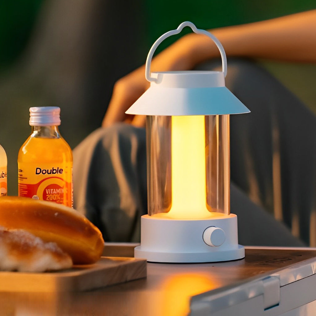 Portable Waterproof Dimmable LED USB Rechargeable Outdoor Lanterns - Lamp Outdoor