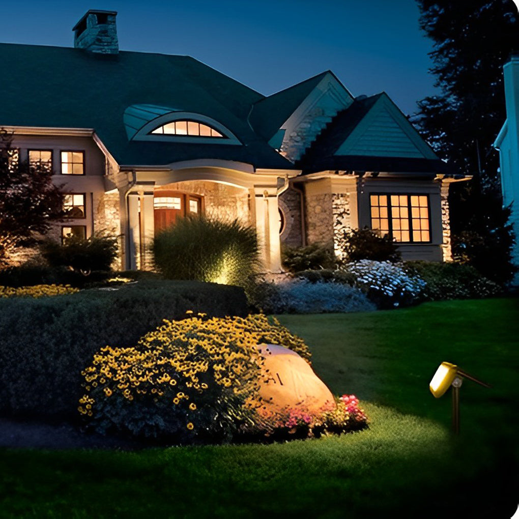 2PCS Waterproof IP65 LED Black Modern Solar Lights Outdoor Lawn Lamp - Lamp Outdoor