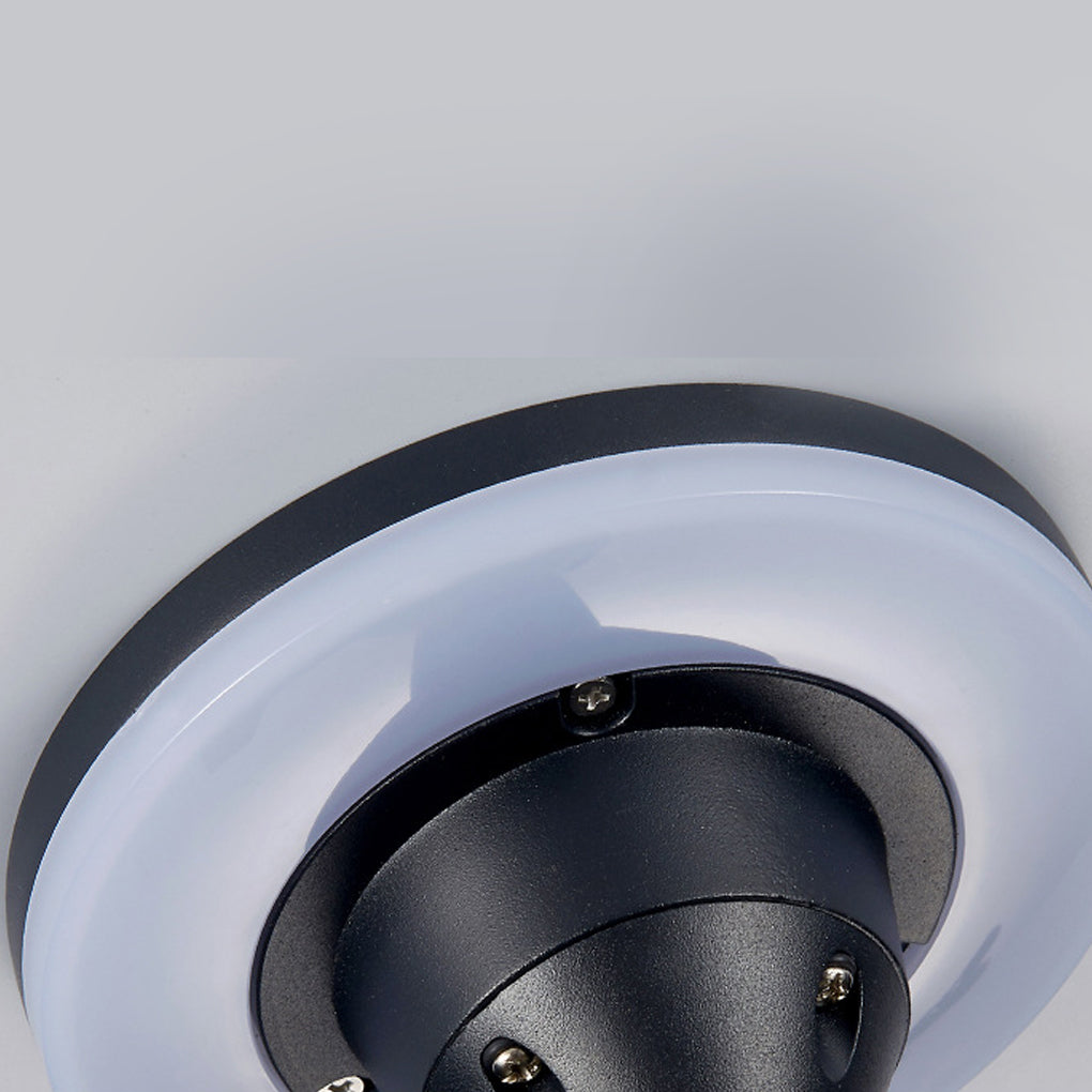 Outdoor Minimalist Round Square Waterproof LED Landscape Lighting Lawn Lamps - Lamp Outdoor
