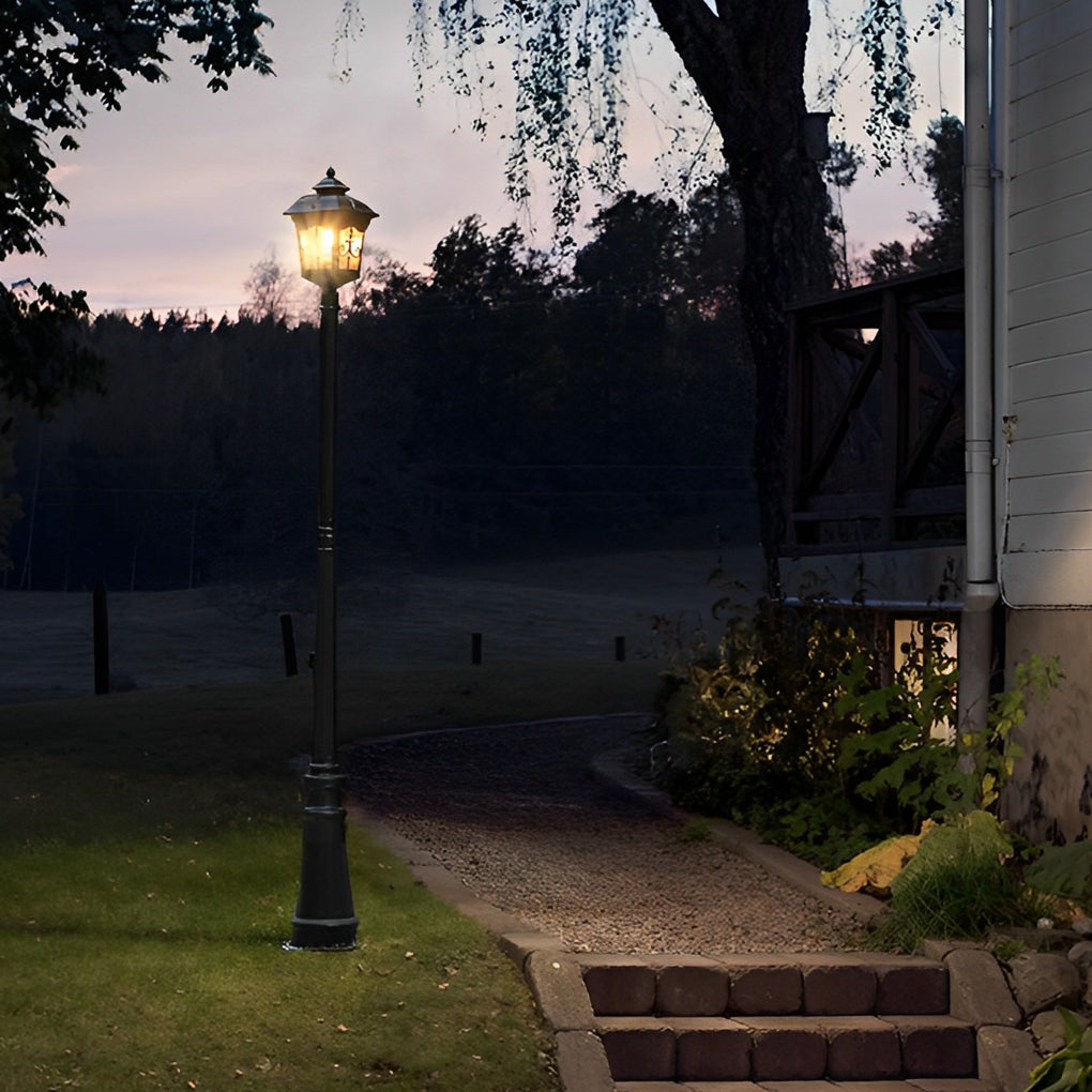 Retro Minimalist LED Waterproof European Style Garden Lamp Post Lights - Lamp Outdoor