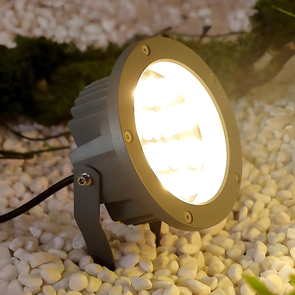 Round Waterproof Modern LED Spotlights Outdoor Tree Spot Lights DC24V - Lamp Outdoor