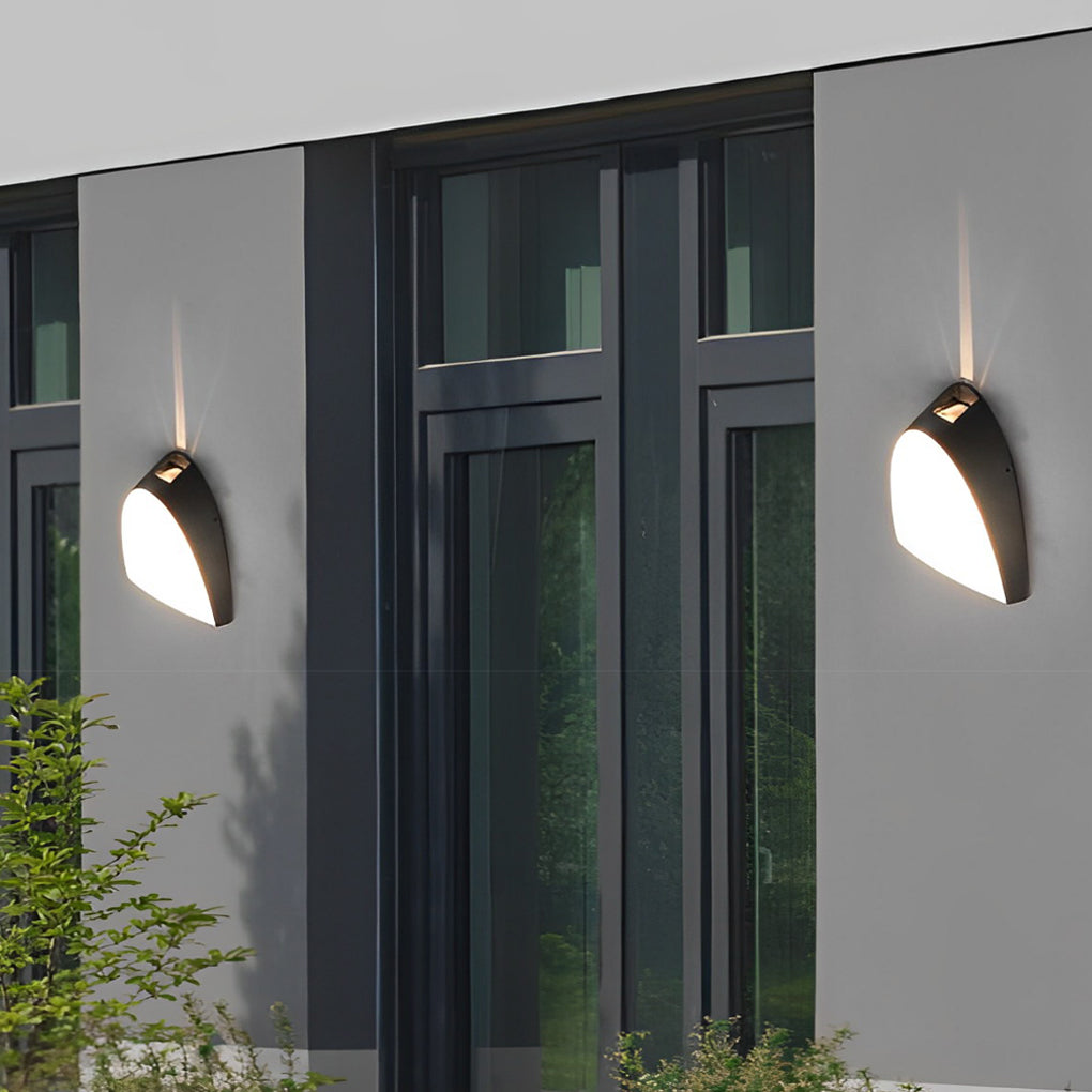 Creative LED Waterproof Aluminum Black Modern Outdoor Wall Sconce Lighting - Lamp Outdoor