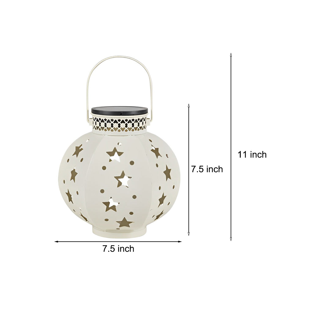 Waterproof Creative LED Stars Projection Portable Solar Outdoor Lanterns - Lamp Outdoor