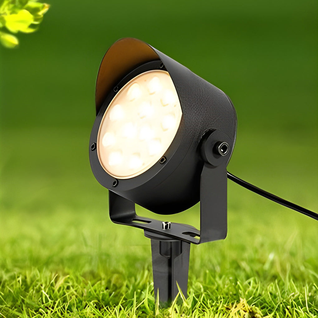 Adjustable Waterproof LED Anti-slip Black Modern Outdoor Spotlights - Lamp Outdoor
