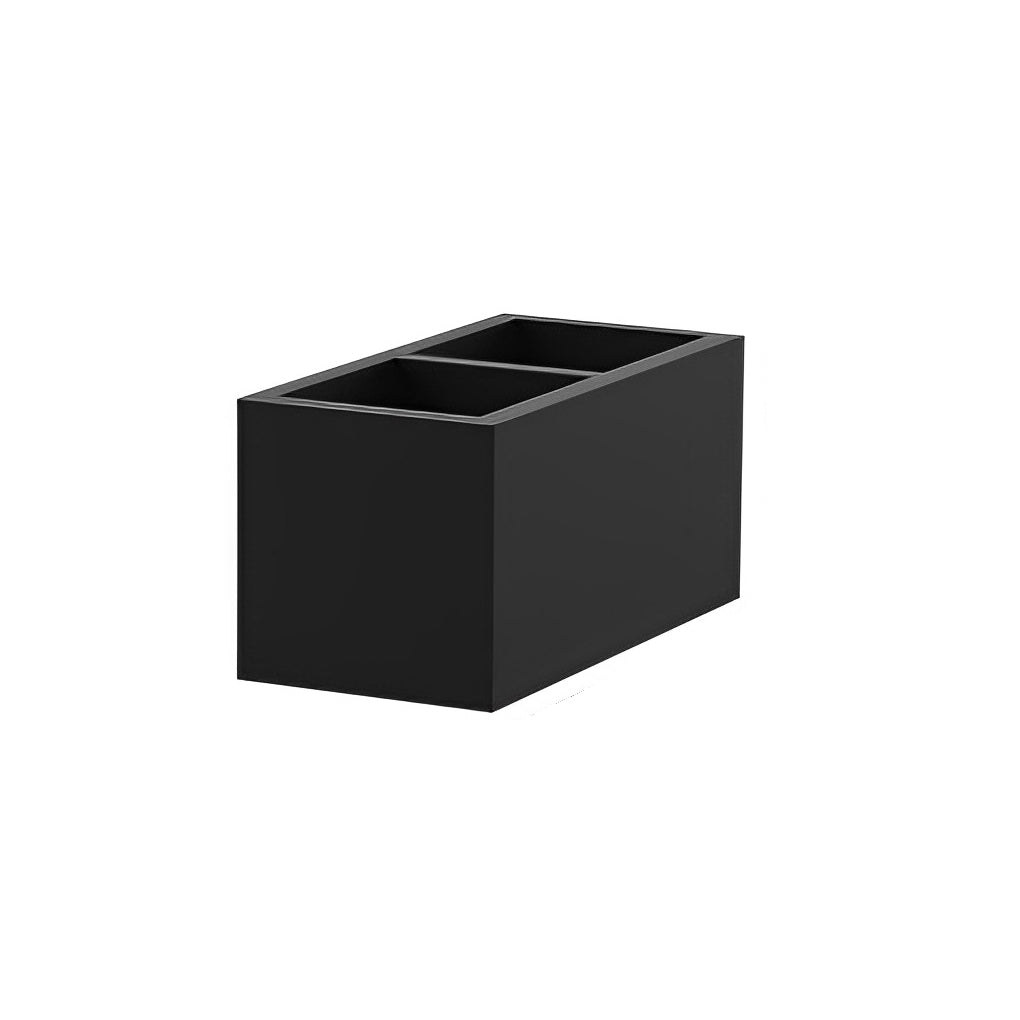 Waterproof Creative Square Combination LED Black Wall Lamp with Flowerpot - Lamp Outdoor