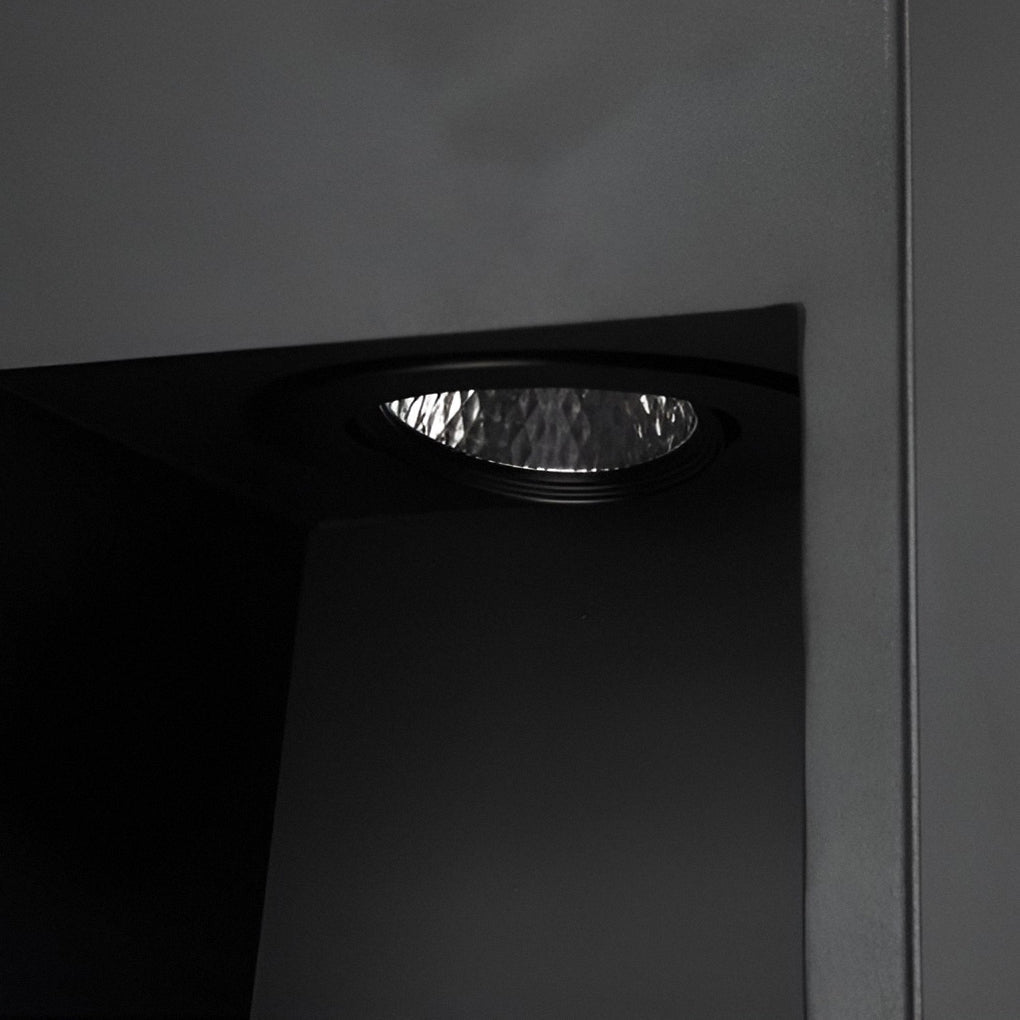 Industrial Rectangular LED Pathway Light 5W Waterproof Fixture with Open Slide Illumination - Lamp Outdoor