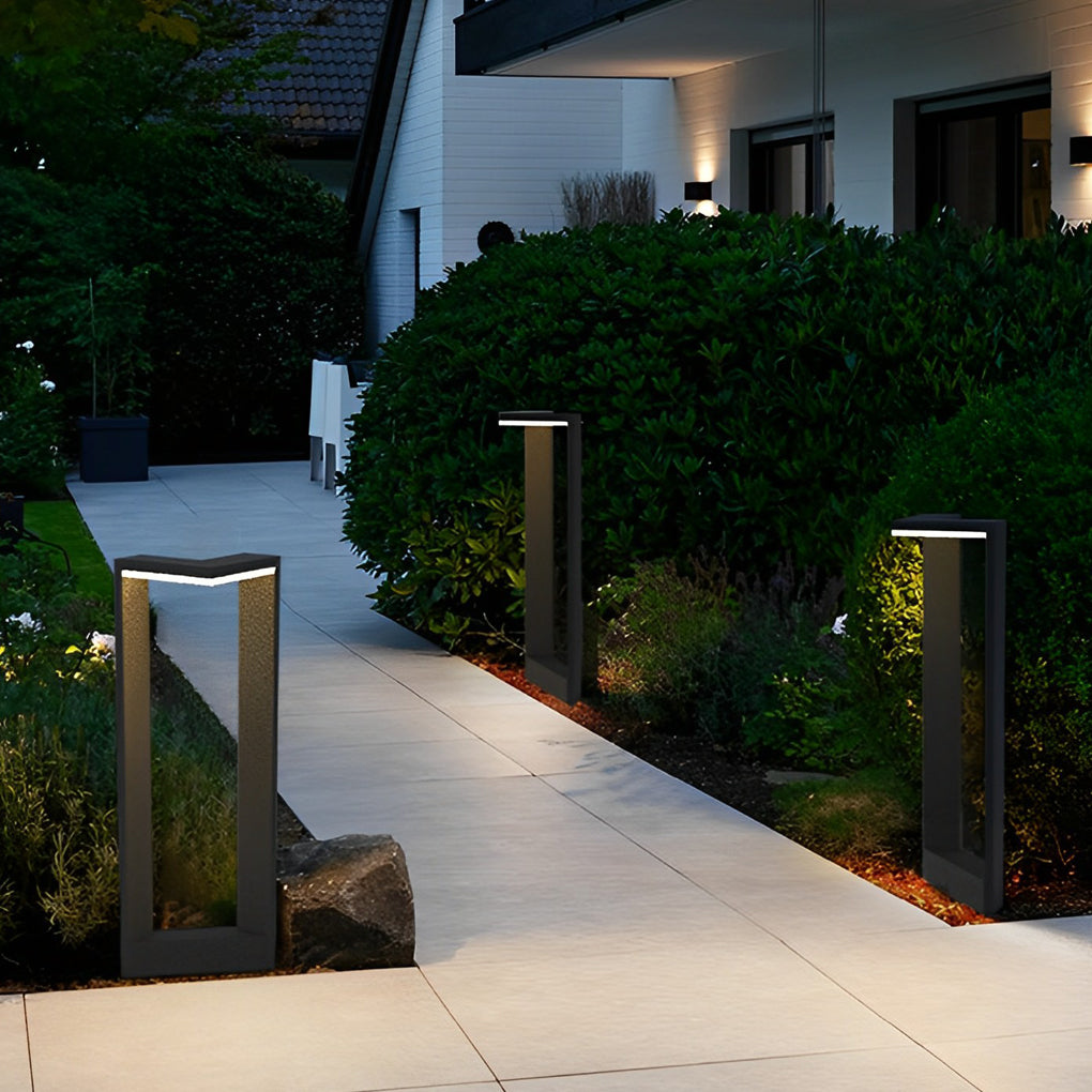 Sleek Linear 12W LED Pathway Light Minimalist Outdoor Landscape Lamp - Lamp Outdoor