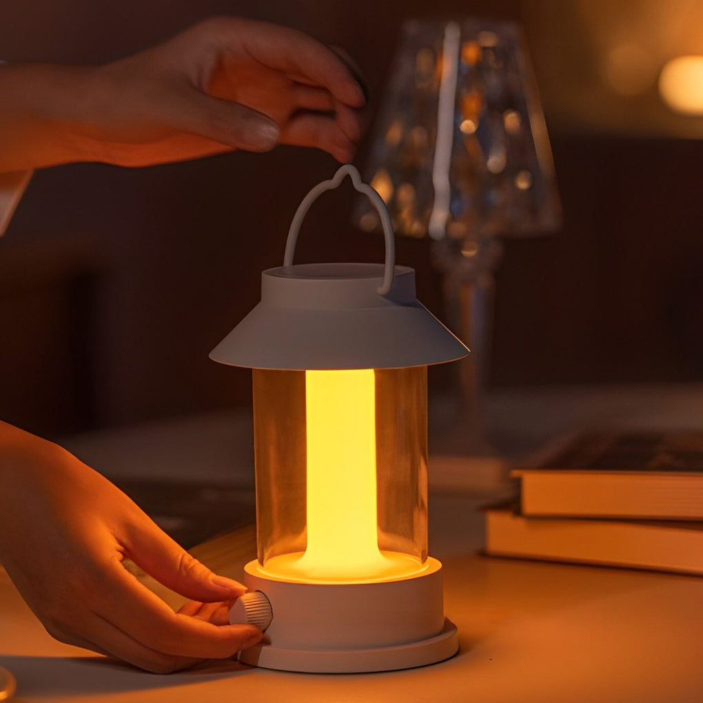Portable Waterproof Dimmable LED USB Rechargeable Outdoor Lanterns - Lamp Outdoor