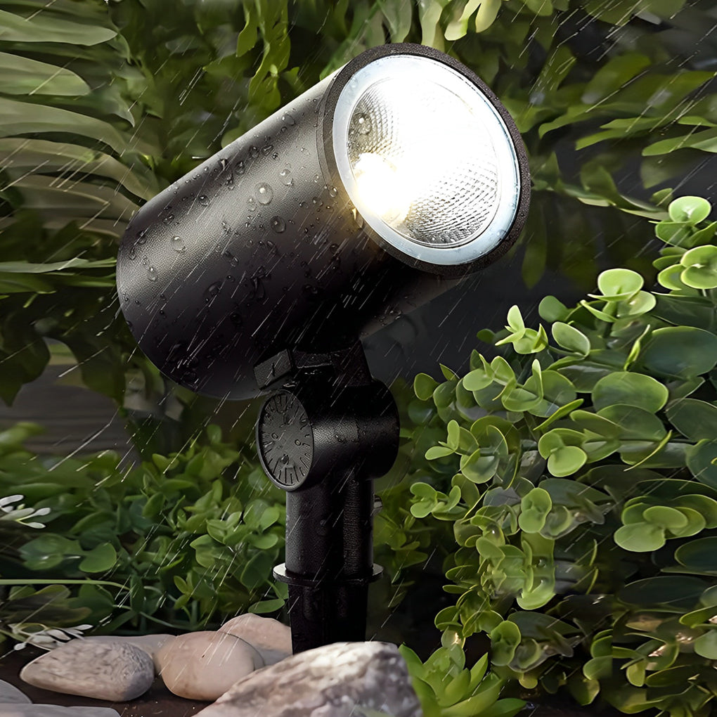 Waterproof Black Modern LED Spotlights Outdoor Spot Lights Lawn Lamp - Lamp Outdoor