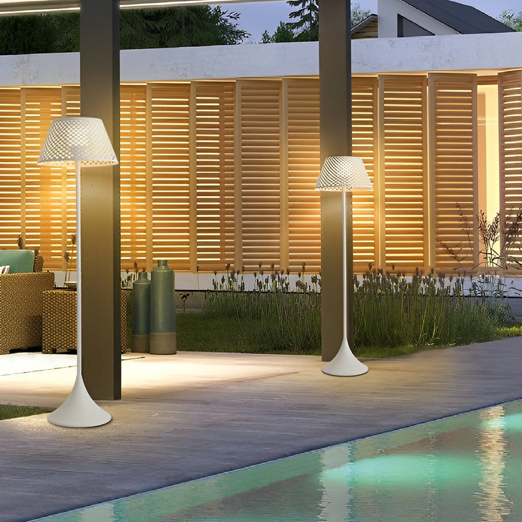 1-light Mesh Outdoor Floor Lamp - Lamp Outdoor