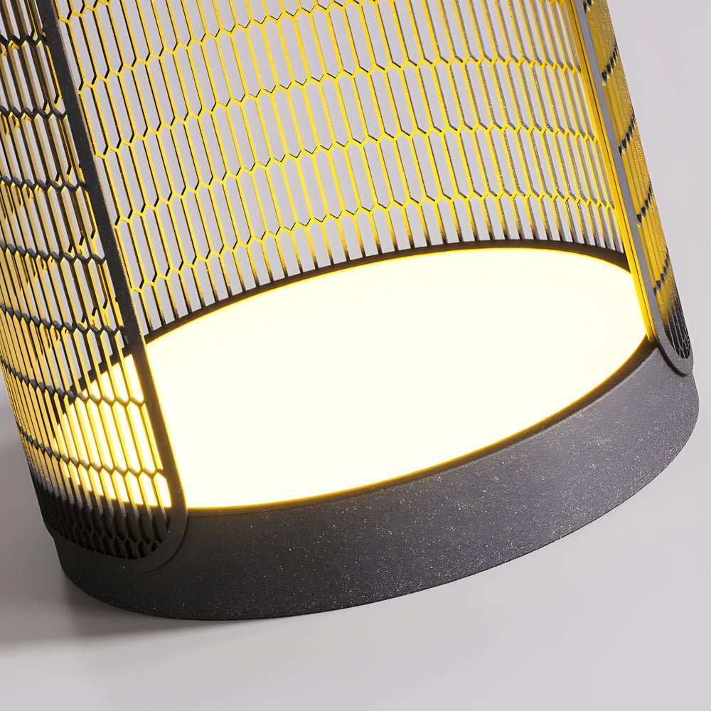 19 inch LED Open Mesh Outdoor Floor Lamp with Table - Lamp Outdoor