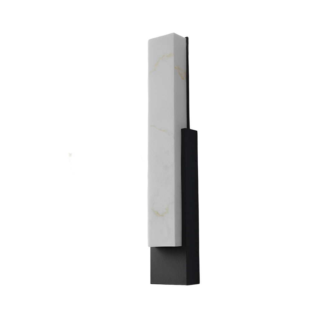 Waterproof Imitation Marble Shade LED Black Modern Outdoor Wall Light - Lamp Outdoor