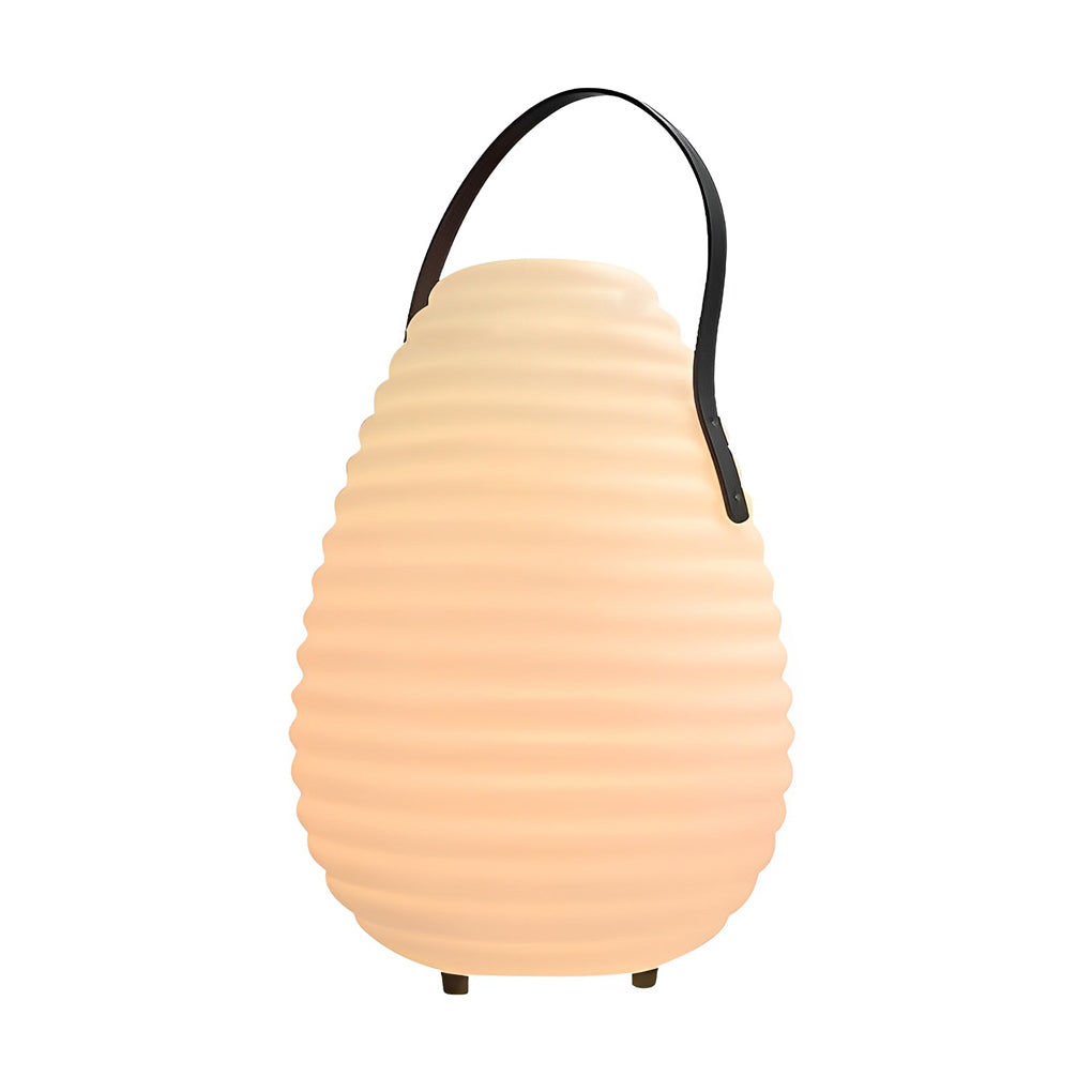 Waterproof Round LED Timing USB Rechargeable Portable Outdoor Lanterns - Lamp Outdoor
