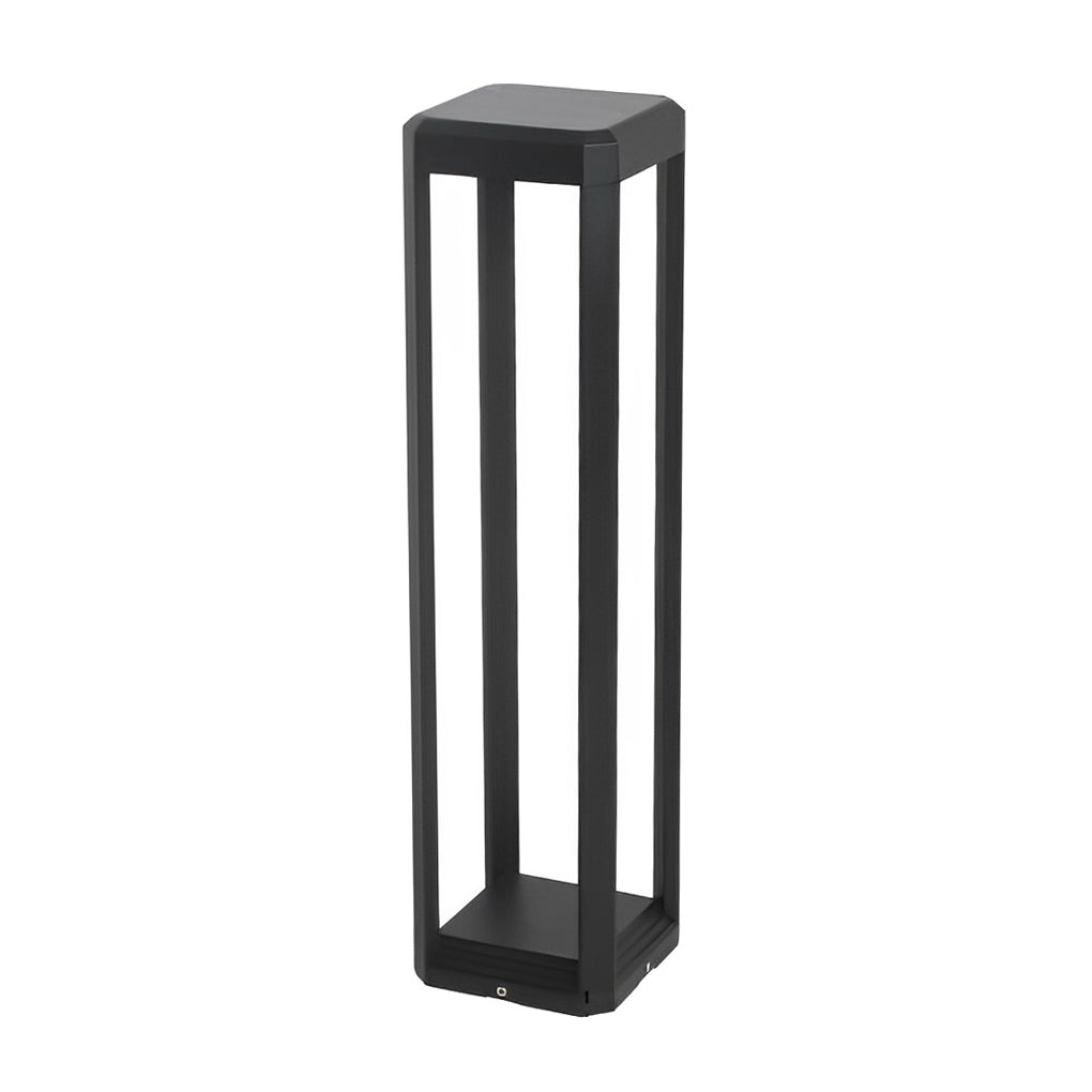 Modern Black Solar Pathway Light Durable & Minimalist Design - Lamp Outdoor