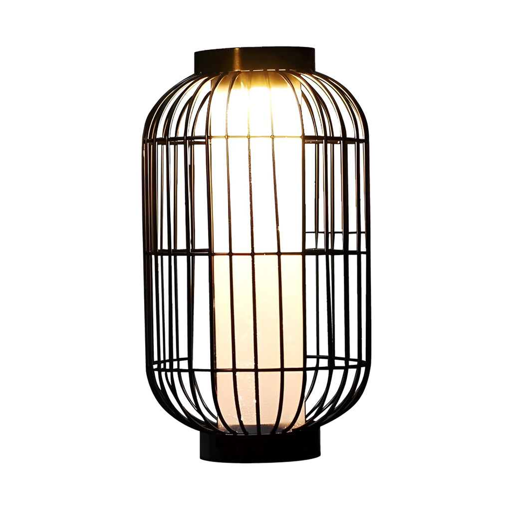 Classic Iron Lantern Waterproof Intelligent Portable Solar Lawn Lamp - Lamp Outdoor