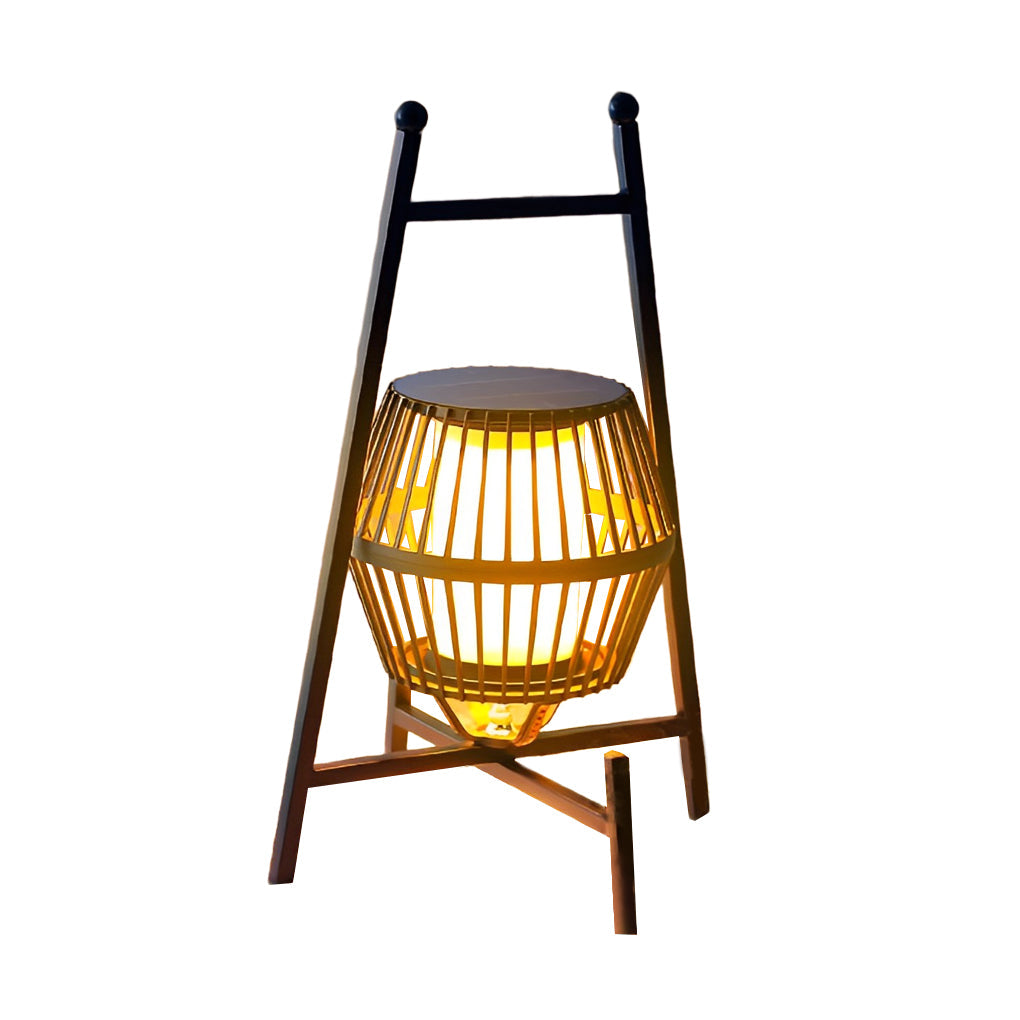 Portable Dimmable LED Black Modern Intelligent Solar Outdoor Lanterns - Lamp Outdoor