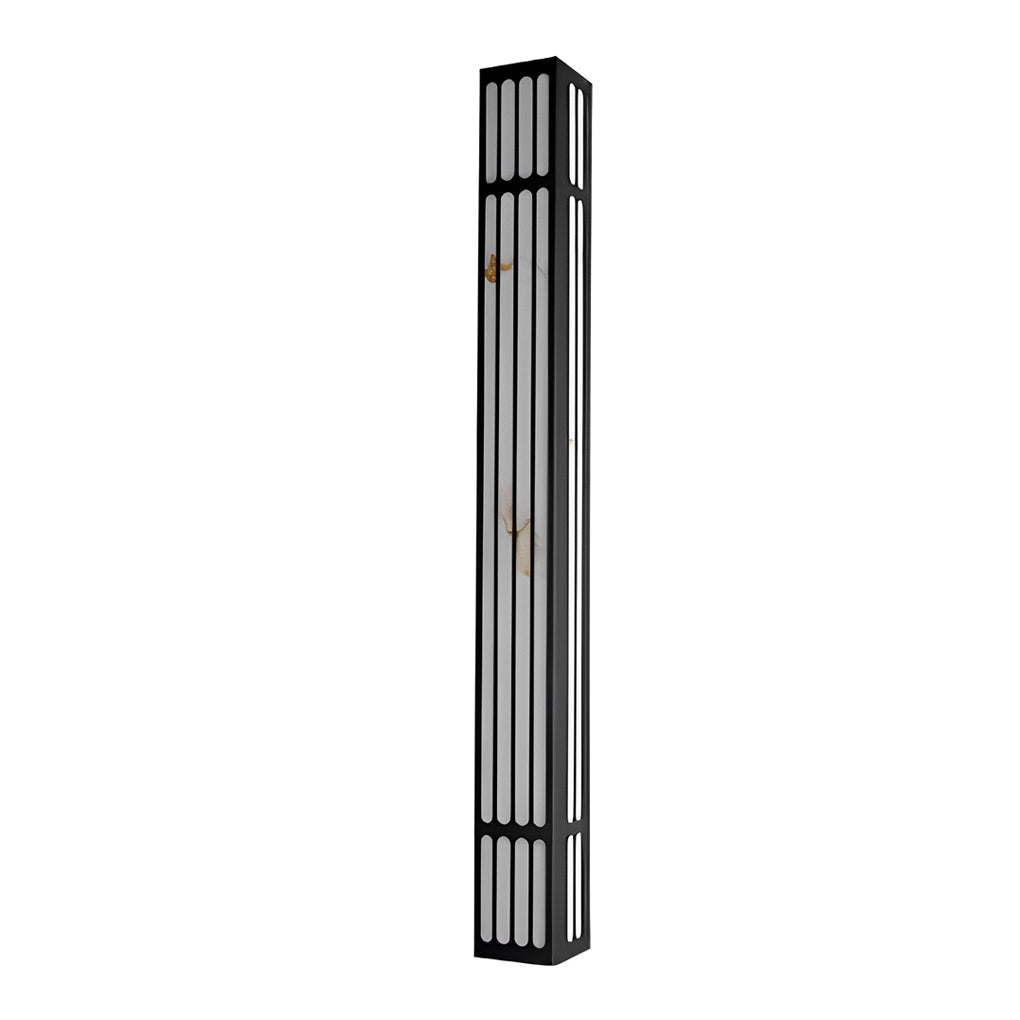 Long Rectangular Waterproof LED Black Modern Outdoor Wall Lamp - Lamp Outdoor