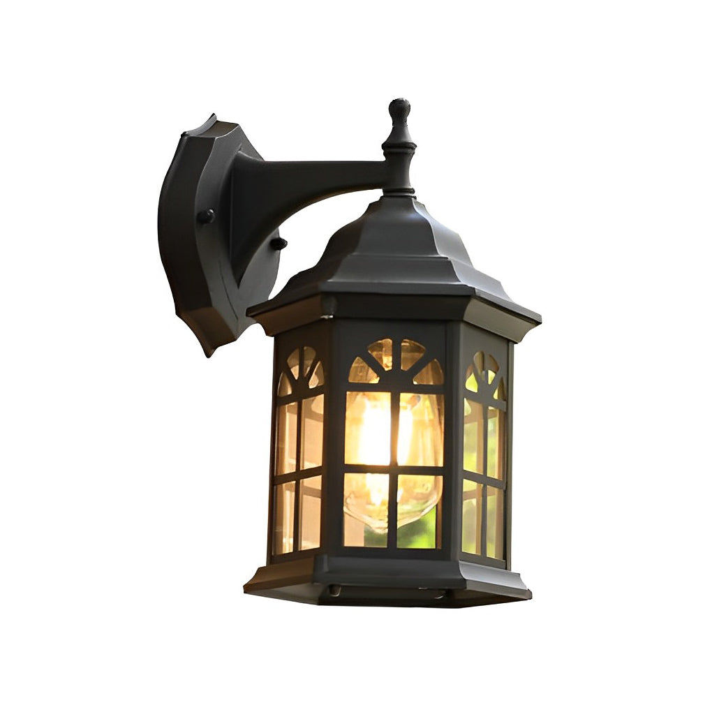 Waterproof Aluminum Alloy Glass LED European Style Outdoor Wall Lights - Lamp Outdoor