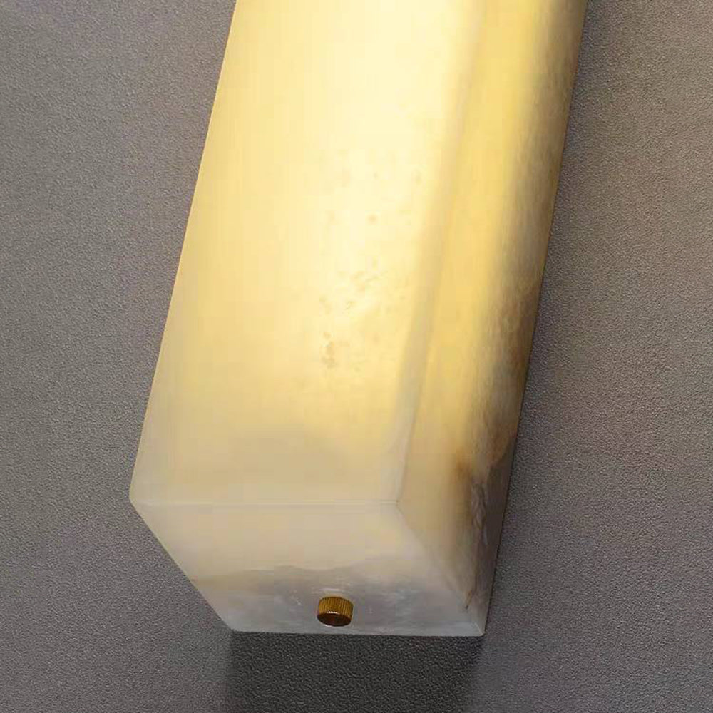 Arisha Modern Rectangular Marble Outdoor Wall Lamp - Lamp Outdoor