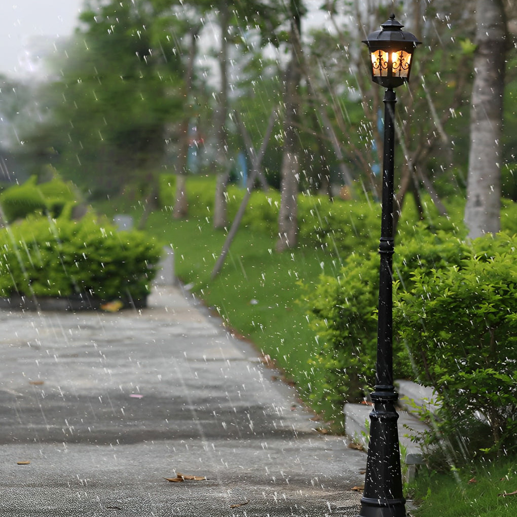 Retro Minimalist LED Waterproof European Style Garden Lamp Post Lights - Lamp Outdoor