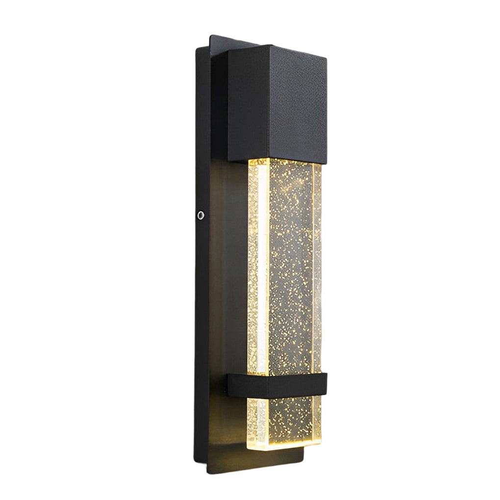 Minimalist Crystal Bubble Glass Waterproof LED Motion Sensor Wall Lamp - Lamp Outdoor
