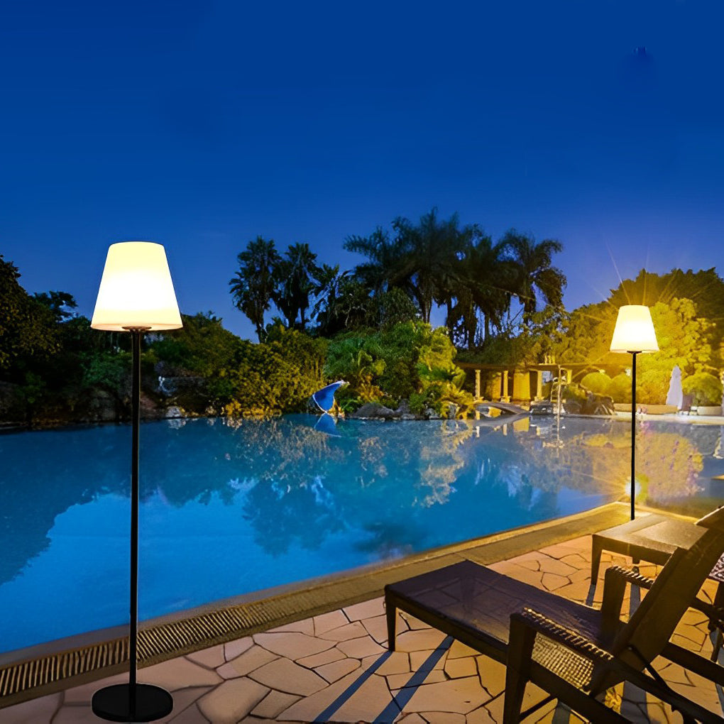 60 inch Modern App Control Outdoor LED Solar Floor Lamp - Lamp Outdoor