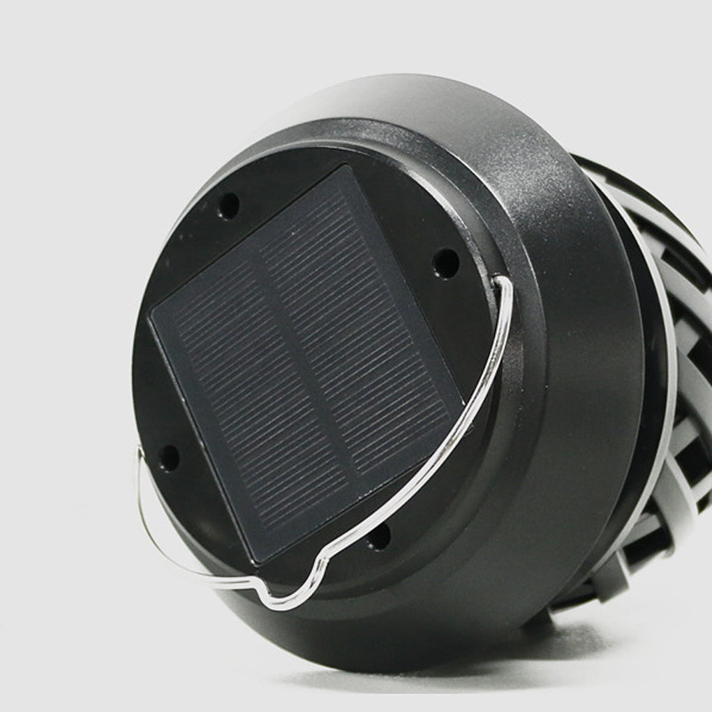 Portable USB Rechargeable LED Flickering Flame Solar Outdoor Lanterns - Lamp Outdoor