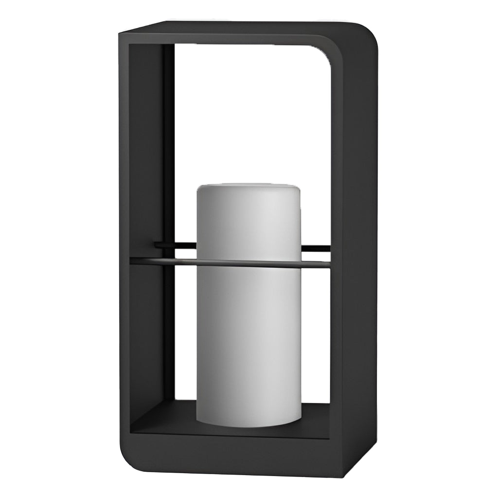 Gladys Rectangular Frame Modern Metal Outdoor Lights - Lamp Outdoor