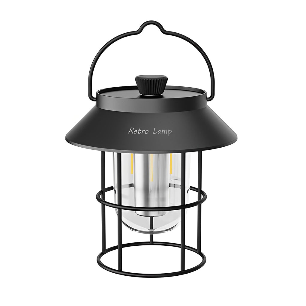 USB Rechargeable Dimmable LED Hanging Stand Portable Outdoor Lanterns - Lamp Outdoor