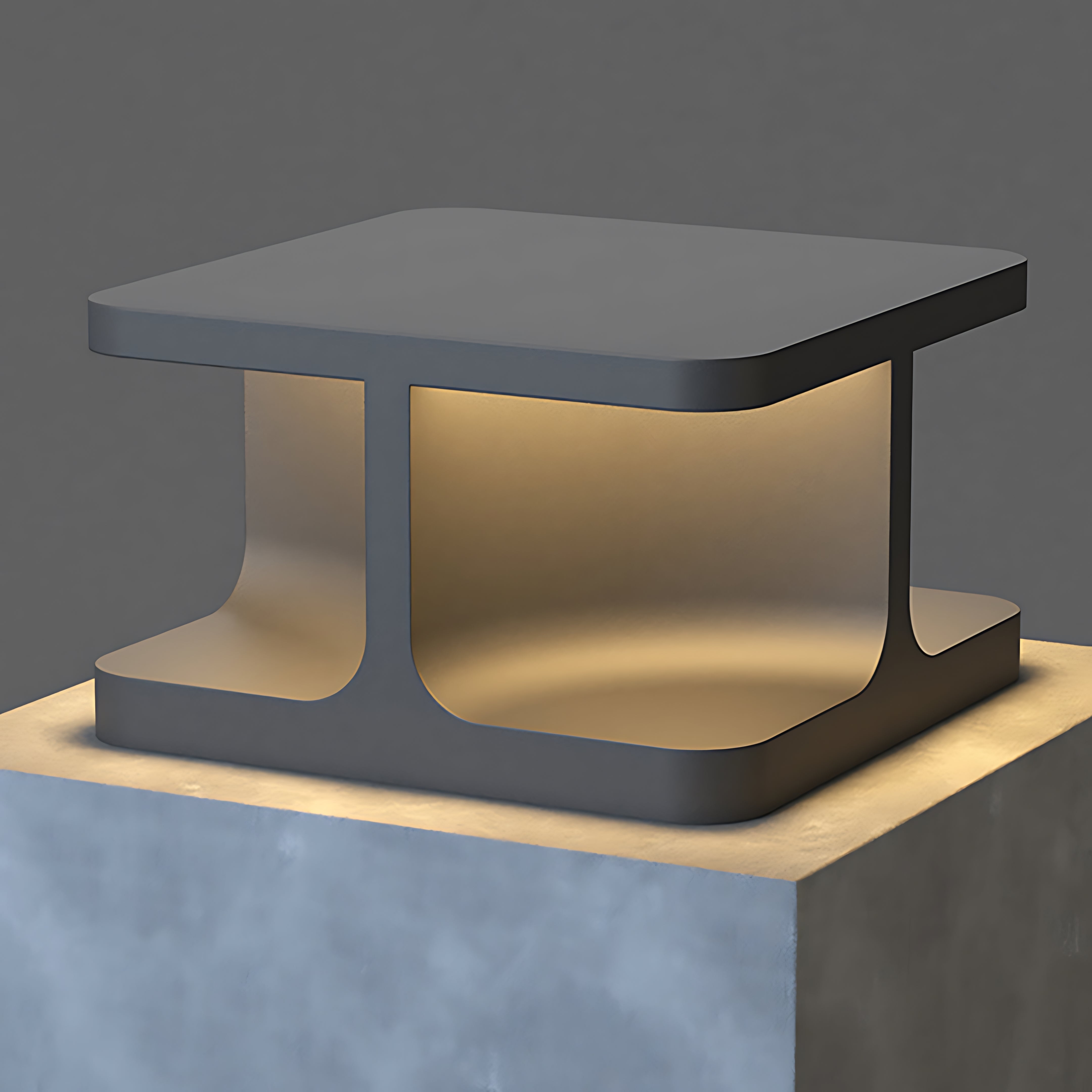 Modern Square Pillar Lights Waterproof Stainless Steel Courtyard - Lamp Outdoor