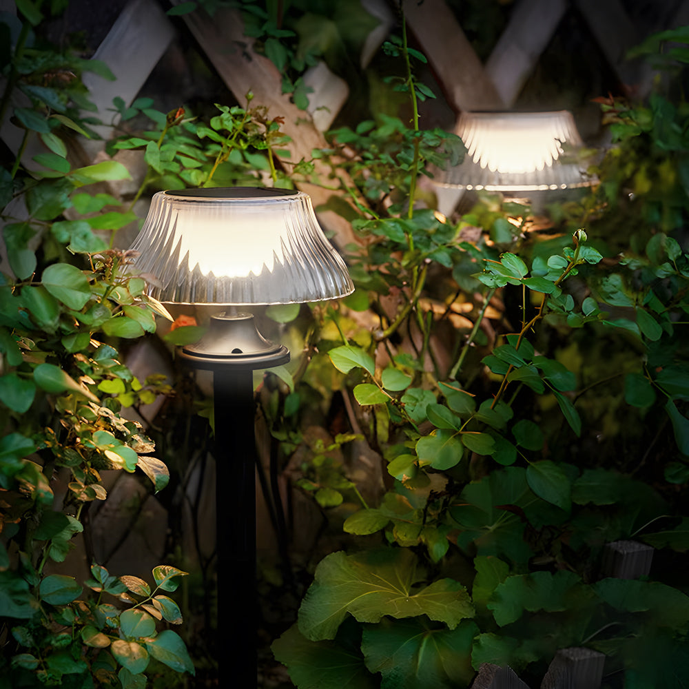 Lawn Stake Light Solar-Powered Waterproof Vintage-Style - Lamp Outdoor