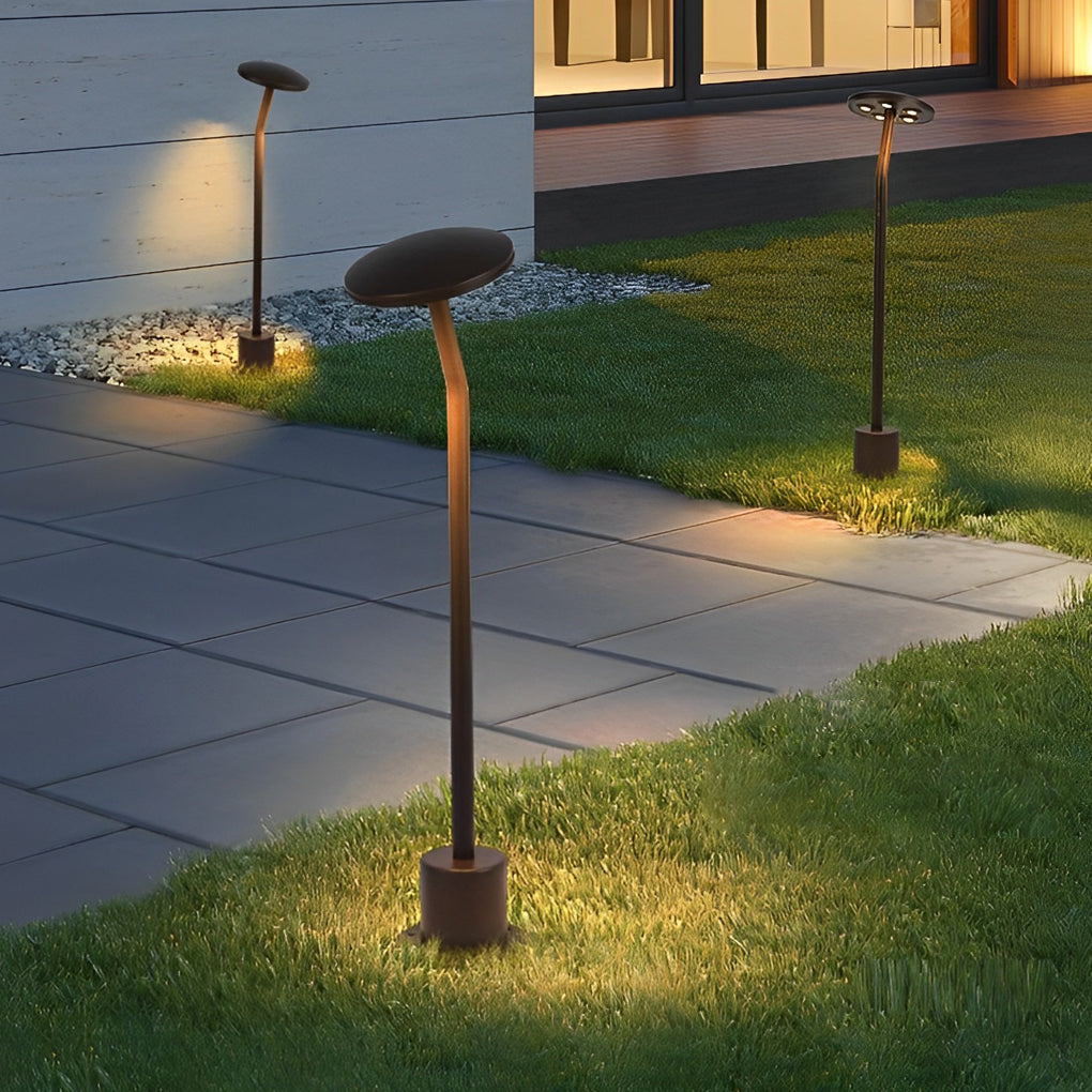 Charming Mushroom-Shaped LED Lawn Light Durable & Stylish Pathway Lighting - Lamp Outdoor