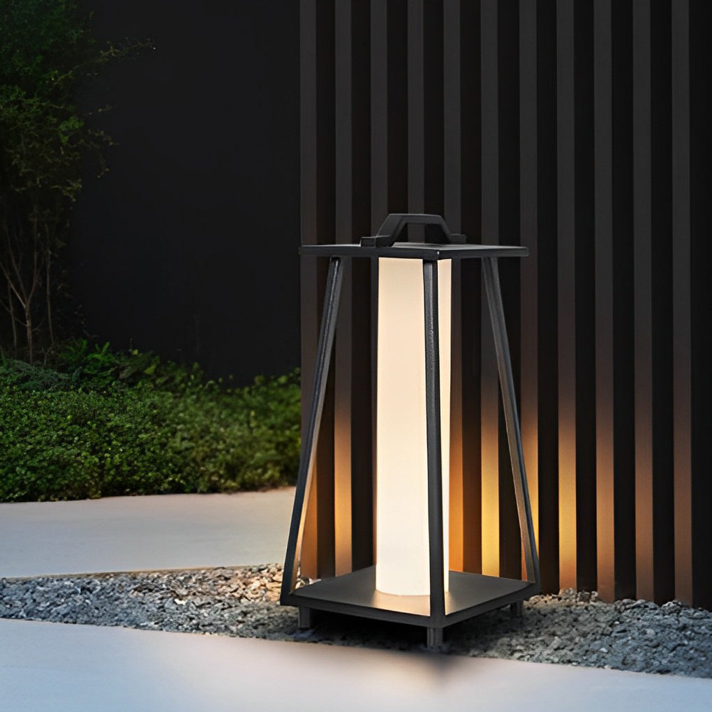 Portable Waterproof LED Removable Black Modern Outdoor Floor Lamp - Lamp Outdoor