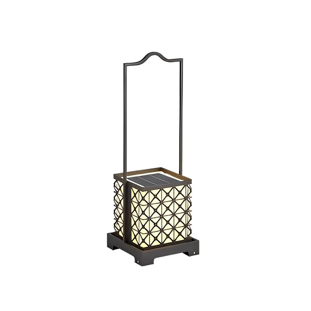 Retro Portable Waterproof LED Black Modern Lawn Lamp Solar Outdoor Lights - Lamp Outdoor