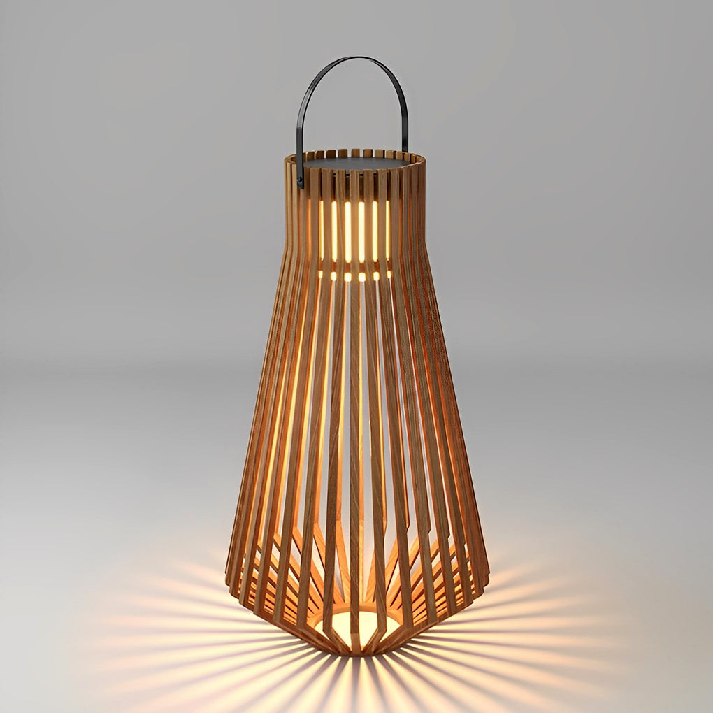 Adjustable Portable Wood LED Waterproof Modern Solar Garden Lights - Lamp Outdoor