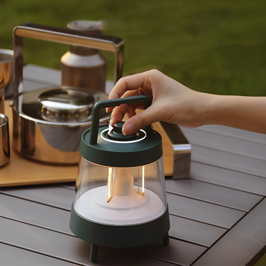 Waterproof USB 5V Rechargeable LED Dimmable Green Modern Camping Lights - Lamp Outdoor