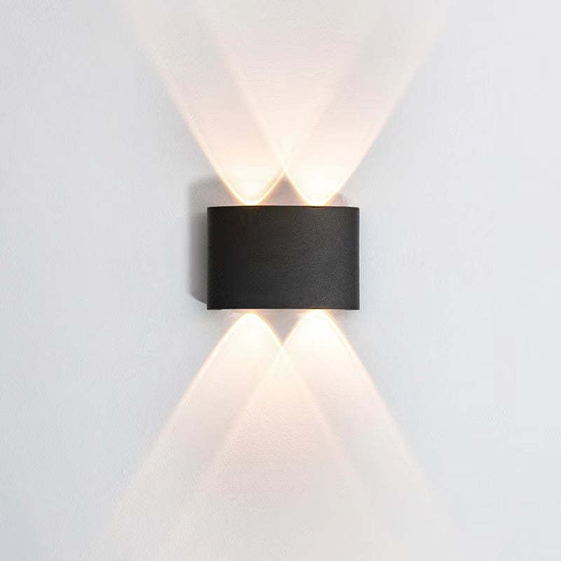 Ray Modern Rectangular Metal Outdoor Wall Lamp Water-Wave - Lamp Outdoor