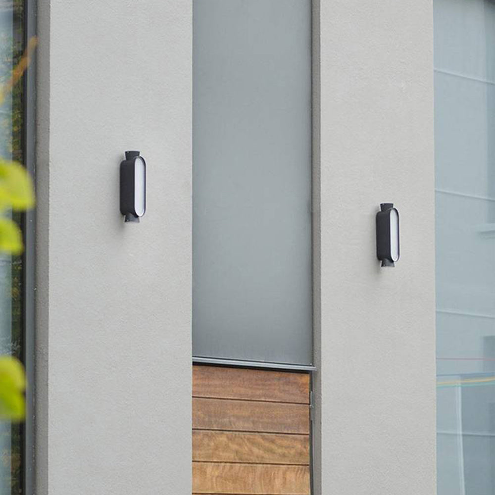 Ray Minimalist Up Down Acrylic Outdoor Wall Lamp - Lamp Outdoor