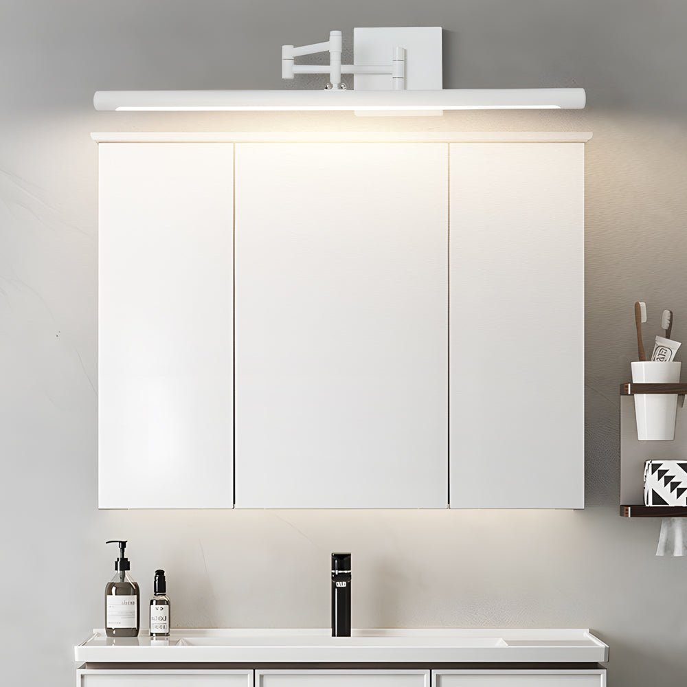 40'' Adjustable Swing Arm Bathroom Vanity Light with Matte Finish - Lamp Outdoor