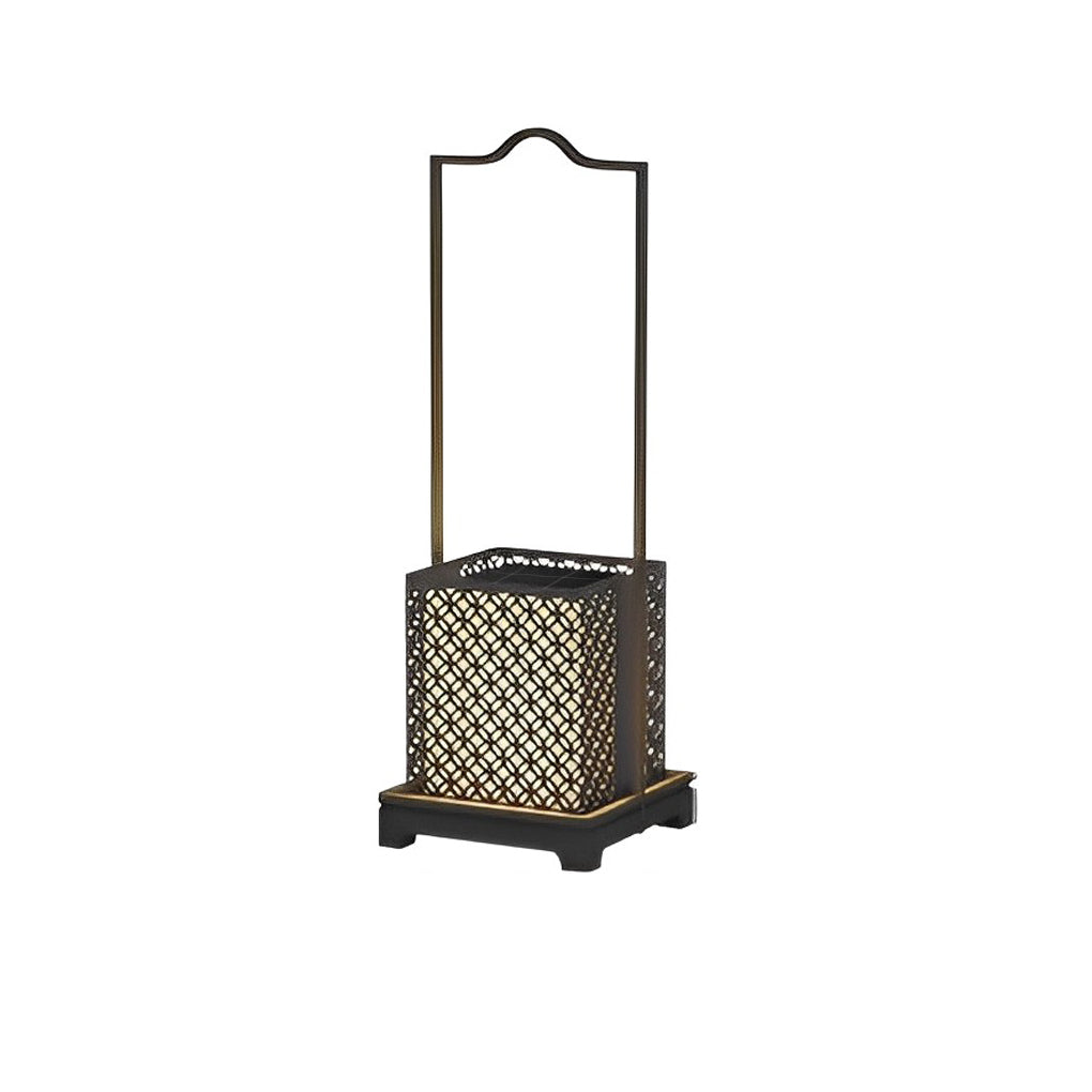 Retro Portable Waterproof LED Black Modern Lawn Lamp Solar Outdoor Lights - Lamp Outdoor