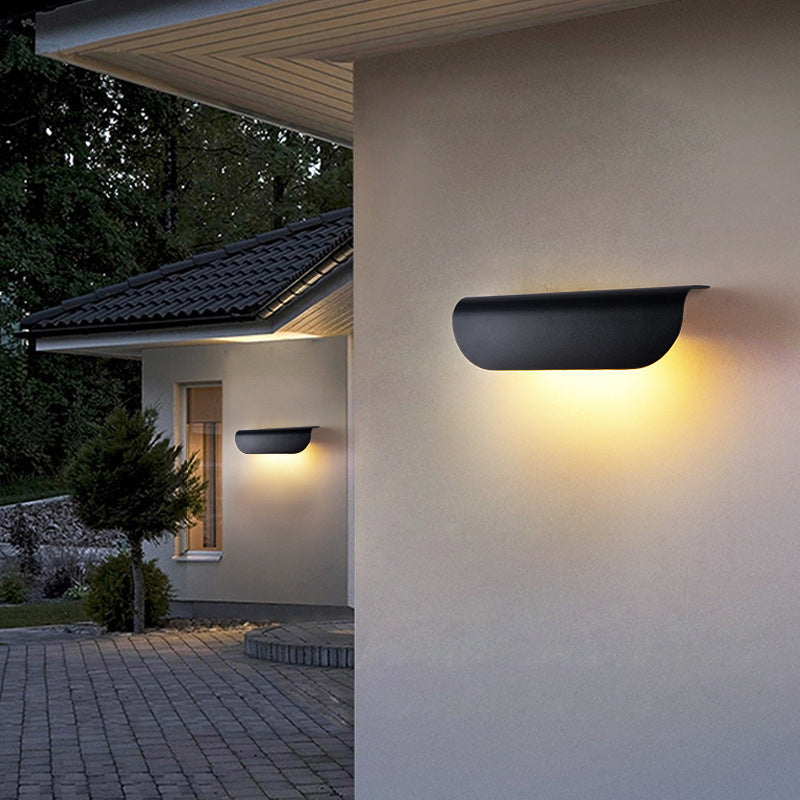 Minimalist LED Waterproof Exterior Wall Light for Garden Balcony Stair Aisle - Lamp Outdoor