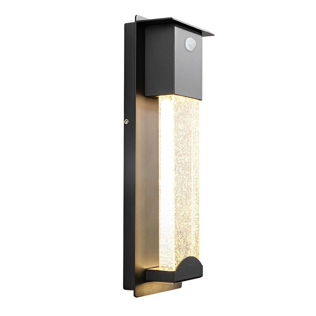 Minimalist Crystal Bubble Glass Waterproof LED Motion Sensor Wall Lamp - Lamp Outdoor